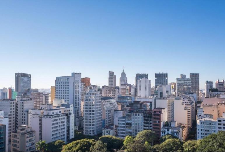 Apartamento Studio Vista Para Cidade São Paulo Exterior foto